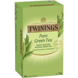 TWININGS PURE GREEN TEA BAGS BOX OF 50