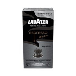 LAVAZZA NESPRESSO COMPATIBLE COFFEE CAPSULES ESPRESSO MAESTRO RISTRETTO BOX OF 10