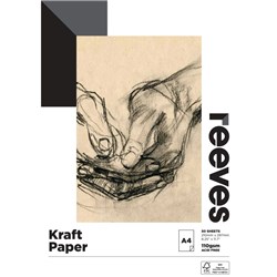 REEVES KRAFT PAD A4 110GSM 50 SHEET