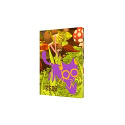 COLLINS BELLA RAMSEY CAT FINANCIAL YEAR DIARY A5 WEEK TO VIEW MUSHROOM
