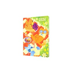 COLLINS BELLA RAMSEY CAT FINANCIAL YEAR DIARY A5 WEEK TO VIEW PICNIC