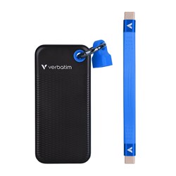 VERBATIM POCKET STORAGE DEVICE USB 3.2 GEN 2 2TB BLACK/BLUE
