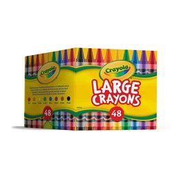 CRAYOLA CRAYONS SHARE PACK LARGE ASSORTED PACK OF 48