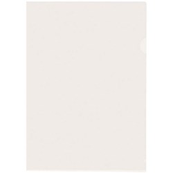 MARBIG ULTRA LETTER FILES A4 POLYPROPYLENE CLEAR BOX OF 100