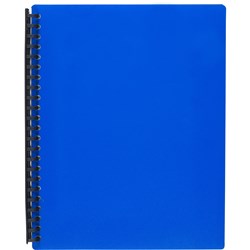 MARBIG DISPLAY BOOK A4 REFILLABLE 40 POCKET BLUE