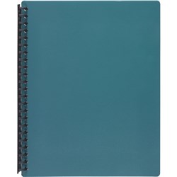 MARBIG DISPLAY BOOK A4 REFILLABLE 40 POCKET GREEN