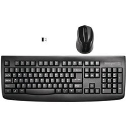 KENSINGTON PRO FIT WIRELESS KEYBOARD AND MOUSE SET BLACK