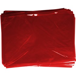RAINBOW CELLOPHANE 750MM X 1M RED PACK OF 25