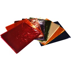 RAINBOW CELLOPHANE 750MM X 1M ASSORTED PACK OF 25