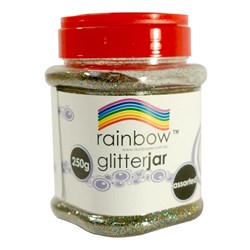 RAINBOW GLITTER JAR MULTI COLOUR 250G