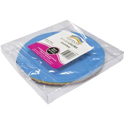RAINBOW KINDER CIRCLES GLOSS 180MM 84GSM ASSORTED PACK OF 100