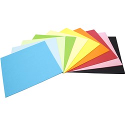 RAINBOW KINDER SQUARES MATTE 254MM 80GSM ASSORTED PACK OF 360