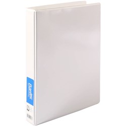 BANTEX INSERT BINDER STANDARD A4 3D RING 25MM WHITE