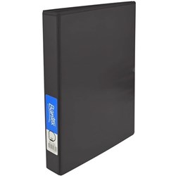 BANTEX INSERT BINDER STANDARD A4 2D RING 38MM BLACK