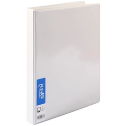 BANTEX INSERT BINDER A4 2D 19MM WHITE