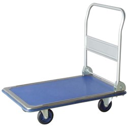 DURUS PLATFORM TROLLEY 150KG SILVER AND BLUE