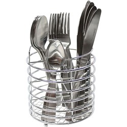 CONNOISSEUR 24 PIECE STAINLESS STEEL CUTLERY SET WITH CADDY
