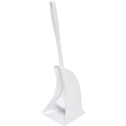 COMPASS PLASTIC TOILET BRUSH WHITE