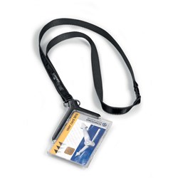 DURABLE DELUXE CARD HOLDER WITH NECKLACE PACK OF 10