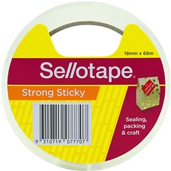 SELLOTAPE STICKY TAPE 18MMX66M CLEAR