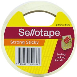 SELLOTAPE STICKY TAPE 24MMX66M CLEAR