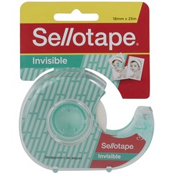 SELLOTAPE FINISHING TAPE MATT 18MMX25M INVISIBLE TAPE