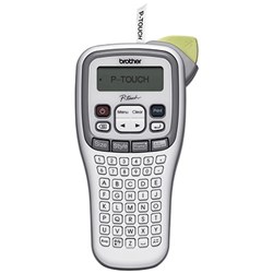 BROTHER P-TOUCH PT-H105 HANDHELD PORTABLE LABEL PRINTER GREY