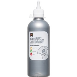 EC FABRIC AND CRAFT PAINT 500ML SILVER