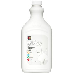 EC CLASSROOM SPLASH PAINT 2 LITRES SNOWBALL
