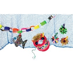 EC DECORATIVE FISHNET 6X1.8M BLUE