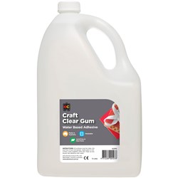 EC CLEAR GUM GLUE 5 LITRE