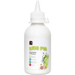 EC KIDS WASHABLE PVA GLUE 250ML