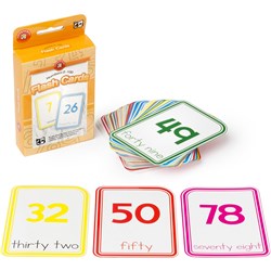 LEARNING CAN BE FUN FLASHCARDS NUMBER CARDS 0-100 PACK OF 65