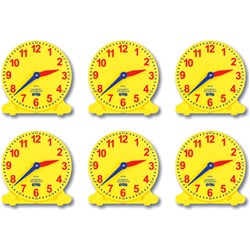 LEARNING CAN BE FUN STUDENT CLOCKS SET 6