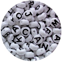EC PONY BEADS ALPHABET 10MM ASSORTED COLOURS PACK OF 350