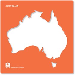 EC STENCIL AUSTRALIAN STATES 210X210MM PACK OF 8