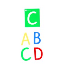 EC STENCIL ALPHABET 90X110MM UPPER CASE A-Z