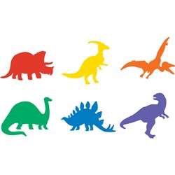 EC STENCIL DINOSAURS 240X240MM PACK OF 6