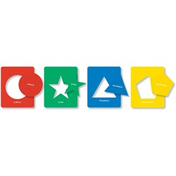 EC STENCIL GEOMETRIC SHAPES 110X90MM PACK OF 12