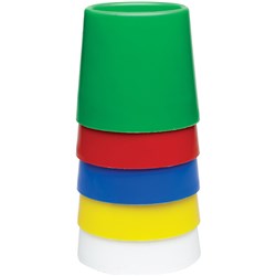 EC WATER POTS NO 5 SET ASSORTED COLOURS SET OF 5