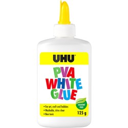 UHU WHITE PVA GLUE 125ML