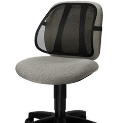 FELLOWES OFFICE SUITES MESH BACK SUPPORT BLACK