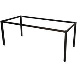 RAPIDLINE DRAFTING HEIGHT STEEL TABLE FRAME ONLY 1460W X 710D X 875MMH BLACK