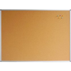 RAPIDLINE CORKBOARD 900W X 15D X 600MMH ALUMINIUM FRAME