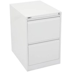 RAPIDLINE GO VERTICAL FILING CABINET 2 DRAWER 460W X 620D X 705MMH WHITE