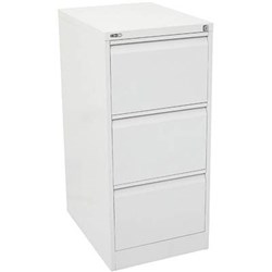 RAPIDLINE GO VERTICAL FILING CABINET 3 DRAWER 460W X 620D X 1016MMH WHITE