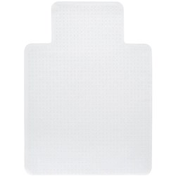 RAPIDLINE CHAIR MAT DIMPLED BASE FOR LOW PILE CARPET 115 X 135CM FROSTED