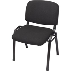 RAPIDLINE NOVA STACKABLE VISITOR CHAIR BLACK
