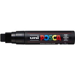 UNI POSCA PC-17K PAINT MARKER EXTRA BROAD 15MM CHISEL TIP BLACK
