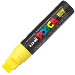 UNI POSCA PC-17K PAINT MARKER EXTRA BROAD 15MM CHISEL TIP YELLOW